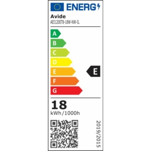 Kép 2/2 - Avide LED Üveg Fénycső 18W T8 4000K, 2160 lumen, 120 cm, BULK