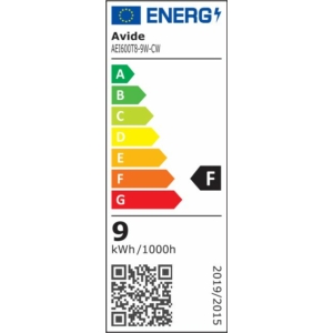 Kép 2/2 - Avide LED Üveg Fénycső 9W T8 6400K, 900 lumen, 60 cm, BULK