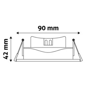 Kép 3/5 - Avide LED Beépíthető Spot 38° Kerek 7W NW 4000K