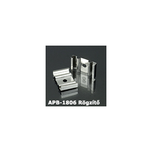 Kép 1/2 - LED Profiles APB-1806 Hajlítható alu U profil ezüst - rögzítő elem, fém