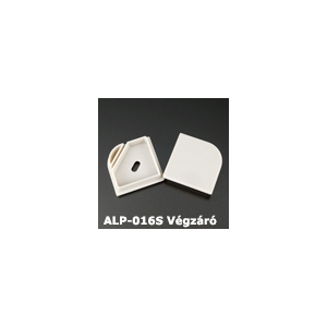 Kép 1/2 - LED Profiles ALP-016S Véglezáró alumínium LED profilhoz, szürke