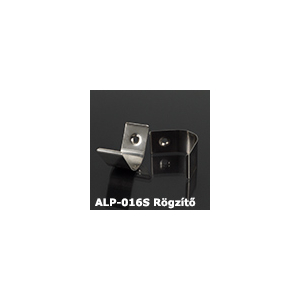 Kép 1/2 - LED Profiles ALP-016S és 016R Tartó-, rögzítő elem alumínium LED profilhoz, fém