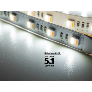 Kép 4/8 - ANROLED LED szalag beltéri 5050-60 (24 Volt), 24W, RGB+CCT, 2400 lumen, 5 méter