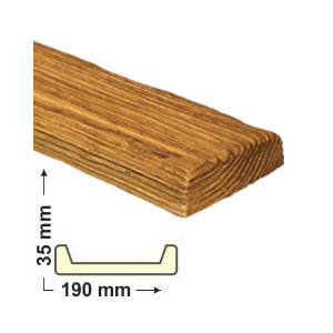 Kép 1/6 - Elite Decor DecoWood Bükk-190 Rusztikus poliuretán deszka panel (ET305) (K)
