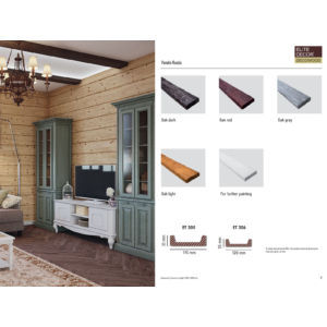 Kép 3/6 - Elite Decor DecoWood Bükk-190 Rusztikus poliuretán deszka panel (ET305) (K)