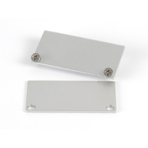 Kép 2/3 - LED Profiles ALP-014 Ezüst - Végzáró elem gipszkartonba süllyeszthető alu profilhoz (Fém)