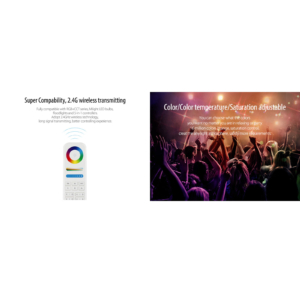 Kép 4/10 - MiLight Group Control RGB+CCT csoport (zóna) távirányító Full color LED szalaghoz, 8 zónás