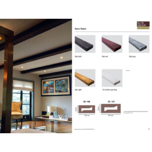 Kép 2/6 - Elite Decor DecoWood Bükk-200 Modern zárt deszkapanel (ED109) (K)