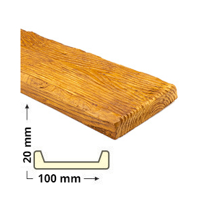 Kép 1/3 - Elite Decor DecoWood Bükk-100 Modern poliuretán deszka panel (ET507) (K)