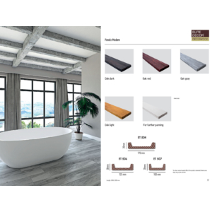 Kép 3/3 - Elite Decor DecoWood Bükk-100 Modern poliuretán deszka panel (ET507) (K)