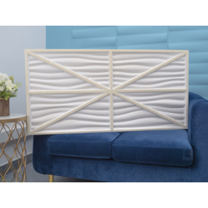 Kép 3/7 - Elite Decor Poliuretán 3D falpanel, hullám mintás 120 x 60 cm (W341) ART Decor