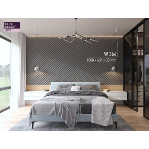Kép 9/10 - Elite Decor Poliuretán 3D falpanel, bordás 100 x 43.4 cm (W364) ART Decor