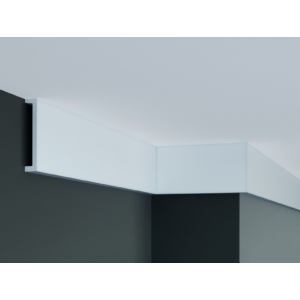 Kép 2/4 - Elite Decor Poliuretán stukkó (P894) kemény, holker díszléc sarokba, karnistakarónak (K)