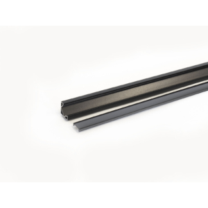 Kép 2/6 - LED Profiles ALP-007 Aluminium sarok profil fekete, LED szalaghoz, fekete burával
