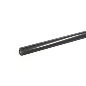 Kép 5/6 - LED Profiles ALP-007 Aluminium sarok profil fekete, LED szalaghoz, fekete burával