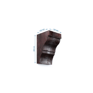 Kép 4/4 - Elite Decor DecoWood Vörös-120 Univerzális konzol-03 (ED036)