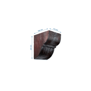 Kép 5/5 - Elite Decor DecoWood Vörös-170 Univerzális poliuretán konzol-01 (ED015)