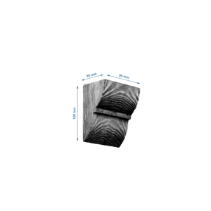 Kép 3/4 - Elite Decor DecoWood Szürke-90 Univerzális poliuretán konzol-01 (ED017)