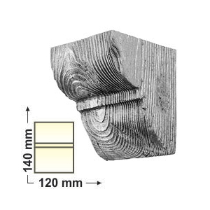 Kép 1/3 - Elite Decor DecoWood Szürke-120 Univerzális konzol-01 (EQ016)