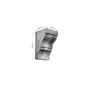 Kép 3/4 - Elite Decor DecoWood Szürke-120 Univerzális konzol-03 (ED036)