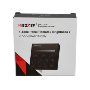 Kép 4/5 - MiLight Fali LED szalag fényerő szabályzó panel, B1, elemes, fekete