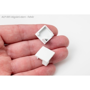 Kép 2/4 - Led Profiles ALP-005 Fehér - Végzáró elem alumínium LED profilhoz