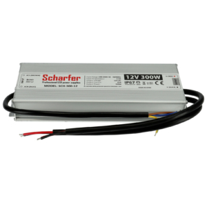 Kép 5/5 - Scharfer Vízálló LED tápegység 12 Volt (300W/25A) IP67, Scharfer
