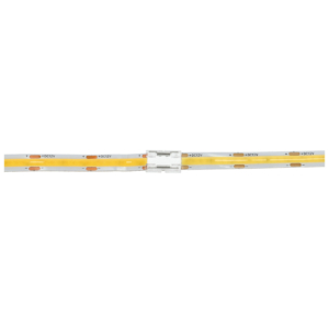 Kép 2/2 - ANROLED forrasztásmentes csatlakozó egyszínű COB LED szalag toldásához (8 mm - 2 eres) átlátszó
