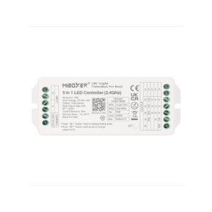 Kép 1/2 - MiLight PR5 5 az 1-ben LED vezérlő egyszínű, CCT, RGB, RGBW, RGB+CCT szalagokhoz, 20A