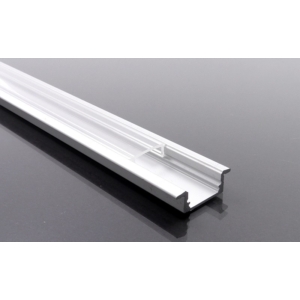 Kép 6/6 - LED Profiles ALP-001 - Aluminium U profil ezüst, LED szalaghoz, átlátszó burával