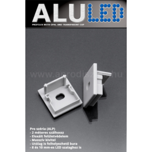 Kép 2/3 - LED Profiles ALP-005 Véglezáró alumínium LED profilhoz, szürke