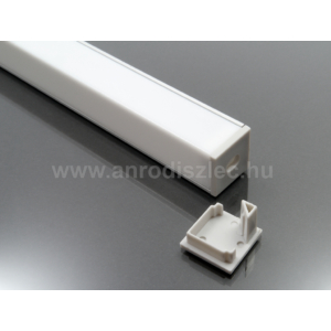 Kép 3/3 - LED Profiles ALP-005 Véglezáró alumínium LED profilhoz, szürke