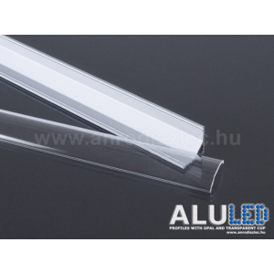 Kép 6/6 - LED Profiles ALP-006 Aluminium sarok profil ezüst, LED szalaghoz, átlátszó burával