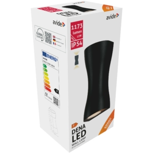 Kép 2/2 - Avide kültéri fali lámpa Dena LED 12W NW IP54 (K)