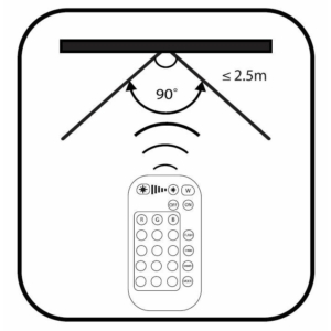 Kép 4/5 - Avide Smart LED E14 Candle izzó 5.5W RGB+W 2700K IR Távirányítóval