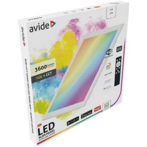 Kép 2/2 - Avide LED panel 60 x 60 cm, 36W, RGB+CCT, 3600 lm, SMART