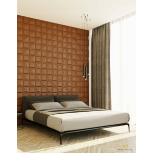 Kép 3/10 - InnoWall műbőr 3D falpanel Biggore 60x60 cm