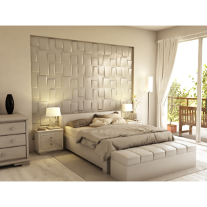 Kép 2/14 - InnoWall műbőr 3D falpanel Bonete 60x60 cm