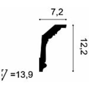 Kép 3/3 - Orac Decor C304F flexibilis holker díszléc