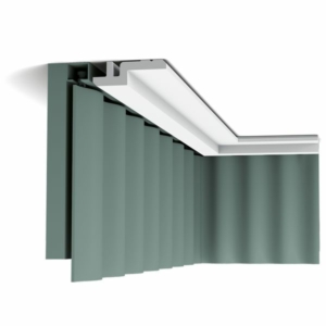 Kép 3/9 - Orac Decor C394 holker/függönytakaró díszléc, 31 x 95 x 2000 mm
