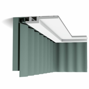 Kép 6/11 - Orac Decor C395 holker/függönytakaró díszléc, 31 x 155 x 2000 mm