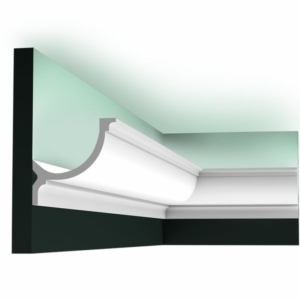 Kép 2/7 - Orac Decor C902 rejtett világításos díszléc, 103 x 103 x 2000 mm