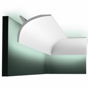 Kép 3/7 - Orac Decor C991 holker/függönytakaró díszléc rejtett világítással, 140 x 110 x 2000 mm