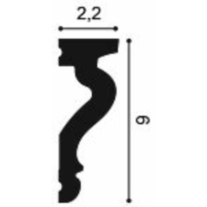 Kép 2/6 - Orac Decor DX174-2300 fali elem, 22 x 60 x 2300 mm