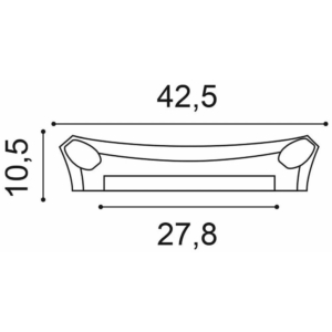 Kép 3/5 - Orac Decor K251 oszlopfő, 105 x 350 x 425 mm