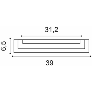 Kép 3/6 - Orac Decor K254 oszlop talapzat, 65 x 535 x 390 mm