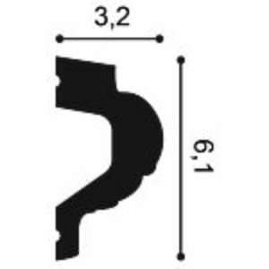 Kép 6/9 - Orac Decor P3020 fali elem, 32 x 61 x 2000 mm