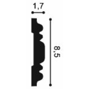 Kép 2/5 - Orac Decor P7030 fali elem, 17 x 85 x 2000 mm