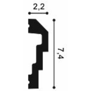 Kép 2/5 - Orac Decor P7070 fali elem, 22 x 74 x 2000 mm