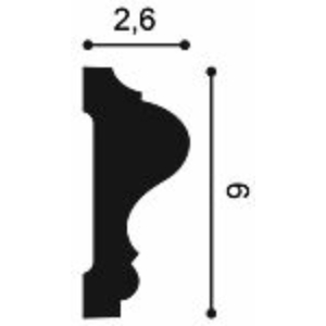 Kép 3/4 - Orac Decor P8020F flexibilis fali elem, 26 x 60 x 2000 mm